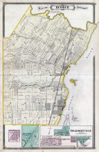 Ecorce Township, Dearbornville, South Trenton, Rockwood, Wyandotte City, Grand Port, Wayne County 1876 with Detroit